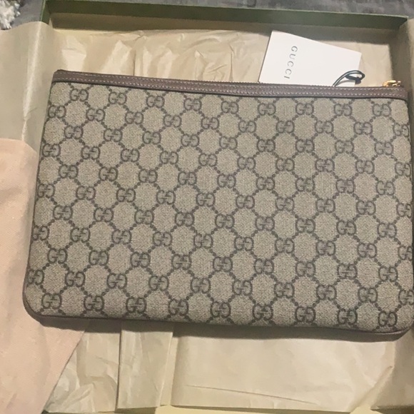 GUCCI Ophidia GG Supreme Pouch Clutch (Price Firm) - Picture 8 of 12